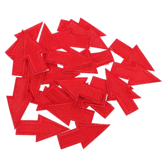 PAMINGONO Red Arrow Embroidery Patches for Clothes Durable Polyester Fabric Appliques