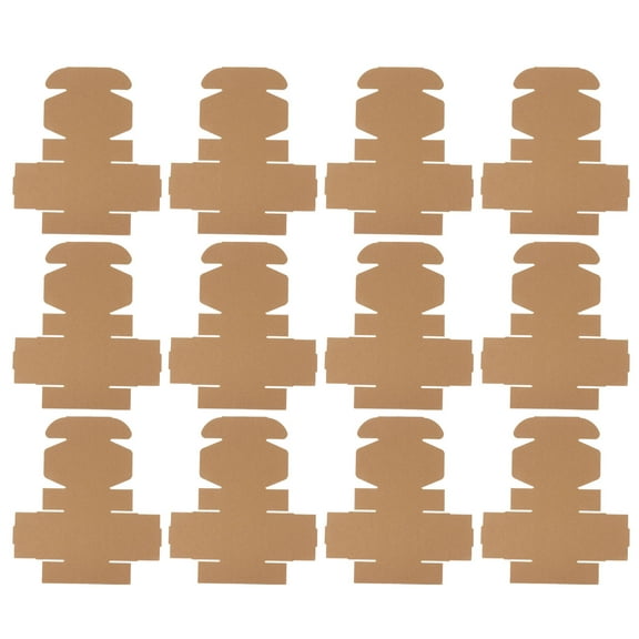 PAMINGONO 25Pcs Rectangular Corrugated Board Packing Boxes for General Users 4.13x3.93x1.97 Inch