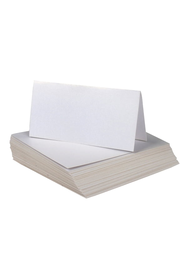 25Pcs Table Name Place Cards Simple Design for Wedding Engagement Party White Paper 10x10in
