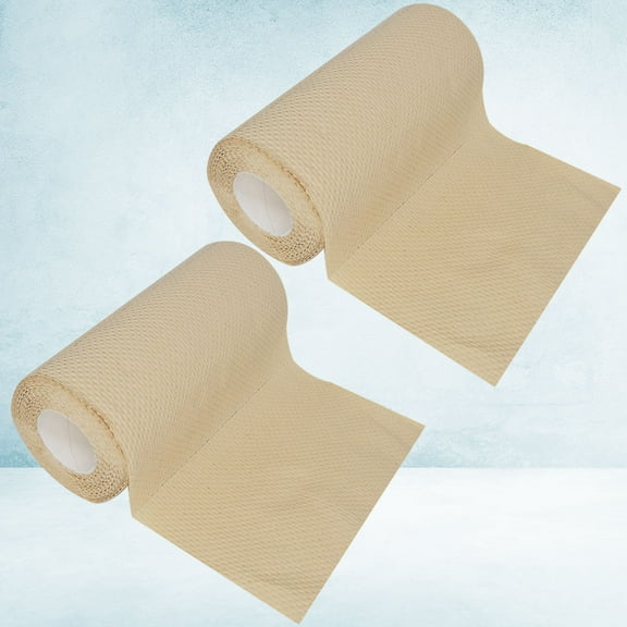 PAMINGONO Light Brown Pulp Paper Towel for Kitchen Use Absorbent Oil and Water Wiping Paper