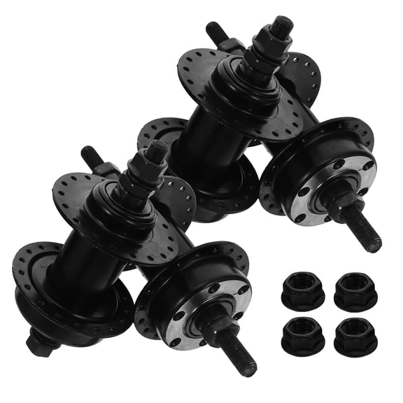 PAMINGONO 2Pairs Durable 36 Hole Rear Hub Quick Release Metal Bicycle Hub for Road Bike Disc Brake