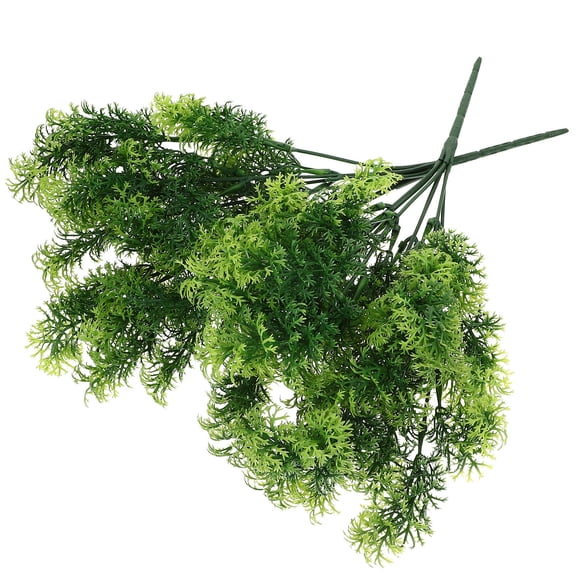 PAMINGONO 2-Pack Realistic Green Grass Artificial Plants for Store Display and Dining Room Home Decor