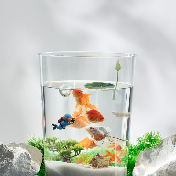 PAMINGONO 2Pcs Betta Fish Leaf Hammock Soft Plastic Aquarium Decor for Resting and Spawning