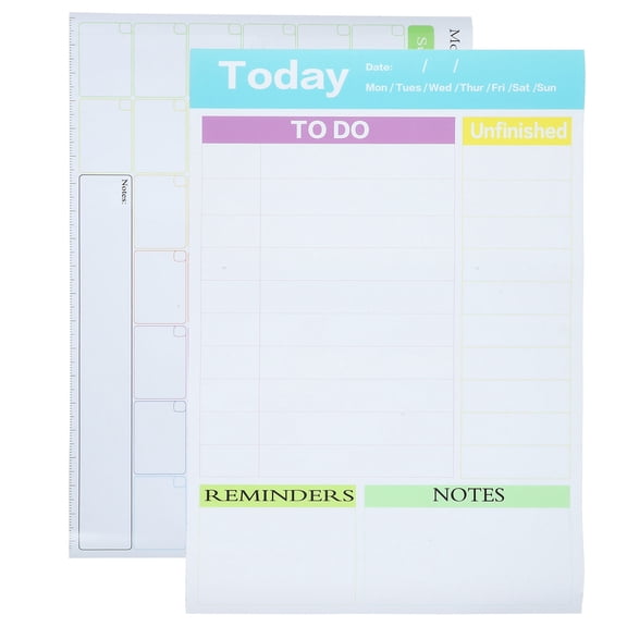 PAMINGONO 2Pcs Daily Planner Board for Home and Office 15.7x12.6x0.04in