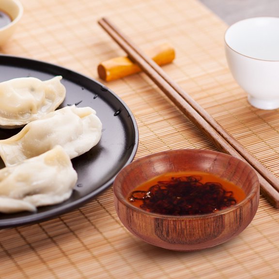 PAMINGONO Set of 2 Dipping Plates 8x8x3.5cm, Perfect for Coffee, Appetizers, and Serving