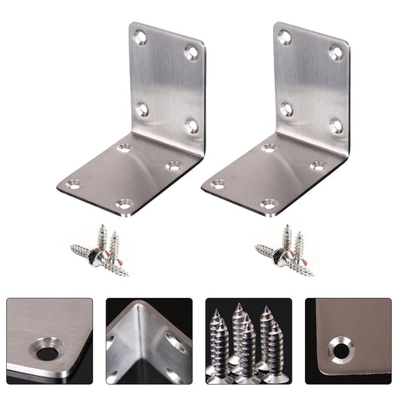 PAMINGONO 2Pcs Furniture Connector for Shelves and Table Tops 7X7CM
