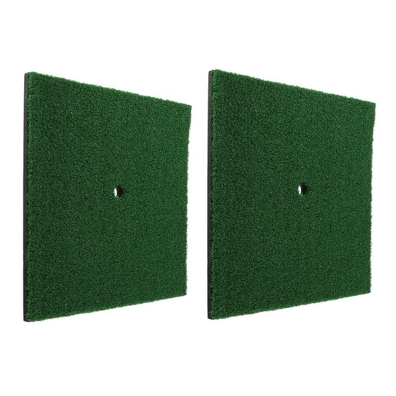 PAMINGONO 2Pcs Golfs Chipping Mat for Golfing Mats and Beginners with Synthetic Material