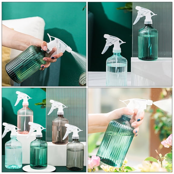 PAMINGONO 2Pcs Indoor Watering Can with Sprayer Star Sky Grey 8x21cm