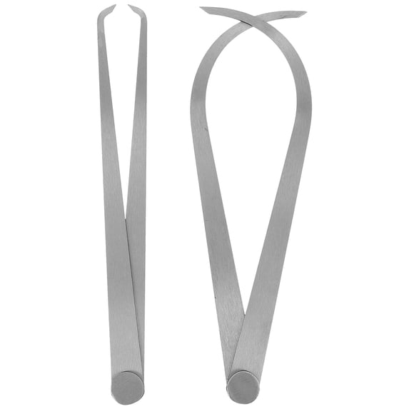 PAMINGONO 2-Pack Stainless Steel Outside Caliper Measuring Tool for Precise Carving and Firm Joint Measurement