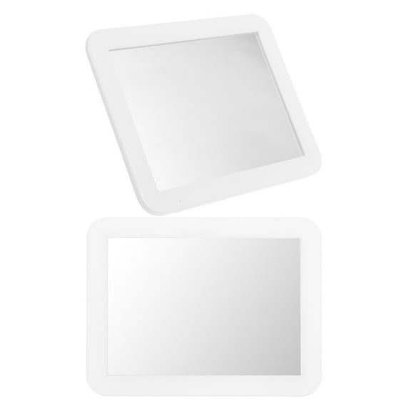 PAMINGONO 2-Pack Magnetic Locker Mirrors, Plastic Rectangular Minimalist Design for Metal , Easy Quick
