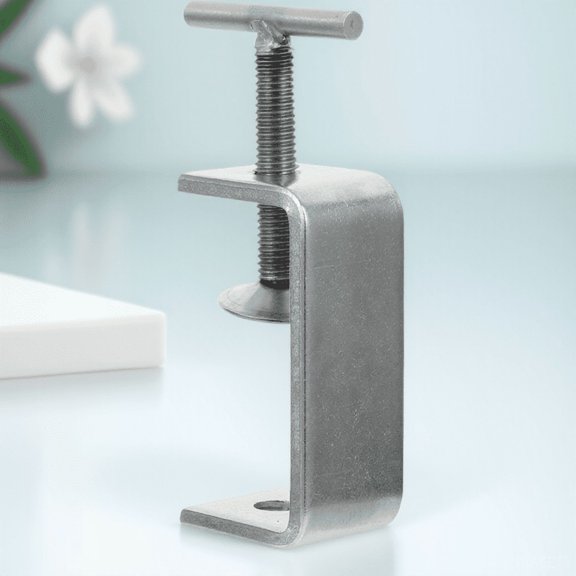 PAMINGONO Heavy Duty C Clamps Stainless Steel Stable and Firm for Home Office Workroom 2Pcs
