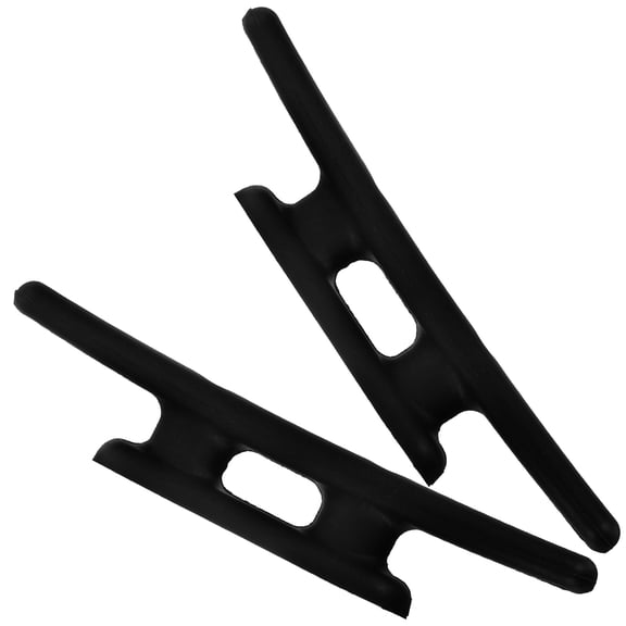 PAMINGONO 2Pcs Boat Mooring Cleats Black Nylon Deck Cleats with Easy Installation