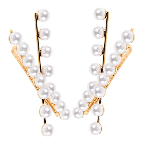 PAMINGONO 2Pcs Barrettes for Women Fashionable Copper Hair Clips Creating Updos Weddings