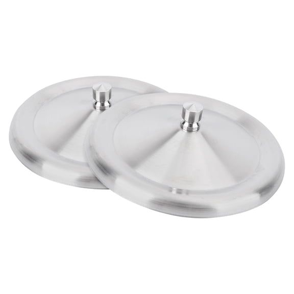 PAMINGONO 2Pcs Stainless Steel Leakproof Mug Covers Practical Cup Lids for Home Use