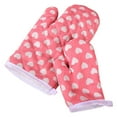 thumbnail image 1 of PAMINGONO 2Pcs Thermal Touch Gloves for Baking and Grilling in Pink Cotton with Heat Resistance, 1 of 8