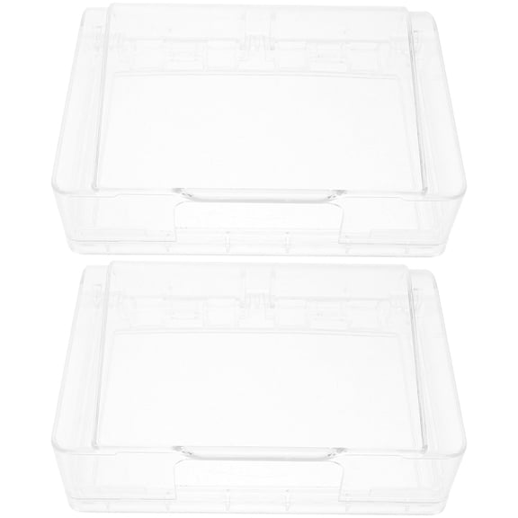 PAMINGONO 2Pcs Transparent Waterproof Socket Box for Bathroom and Living Room