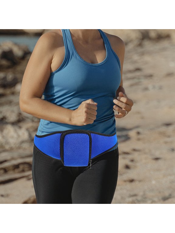 2Pcs Waist Microphone Holder Breathable Material Adjustable Waist Belt for Summer Workout Gear