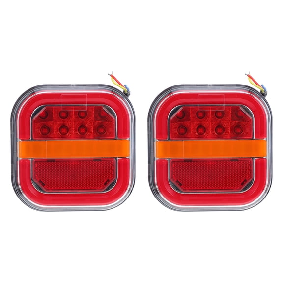 PAMINGONO 2Pcs Waterproof LED Trailer Tail Light Assembly with Unique Design for Trailer and Rv