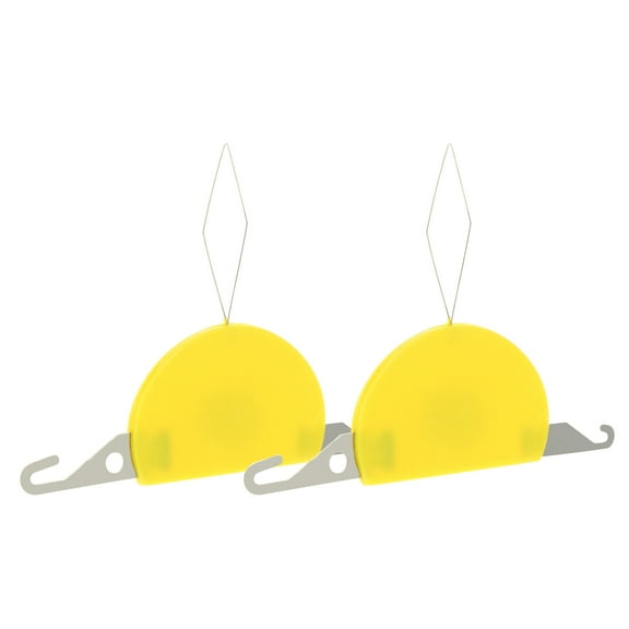 PAMINGONO 2-Pack Yellow Embroidery Needle Threader Tools for Sewing, Lightweight and Portable Design for Easy Use