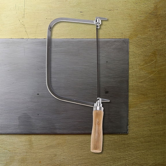 PAMINGONO Jewelry Saw Kit Coping Saw Wood Handle U-Shape Iron 2 Sets