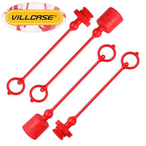 PAMINGONO Hose Coupling Dust Cap Red PVC 2 Sets
