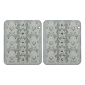 PAMINGONO 2-Pack Reusable Silicone Frog Molds for Chocolate, Resin, Crafts with Unique Animal Shape and Easy Release Design