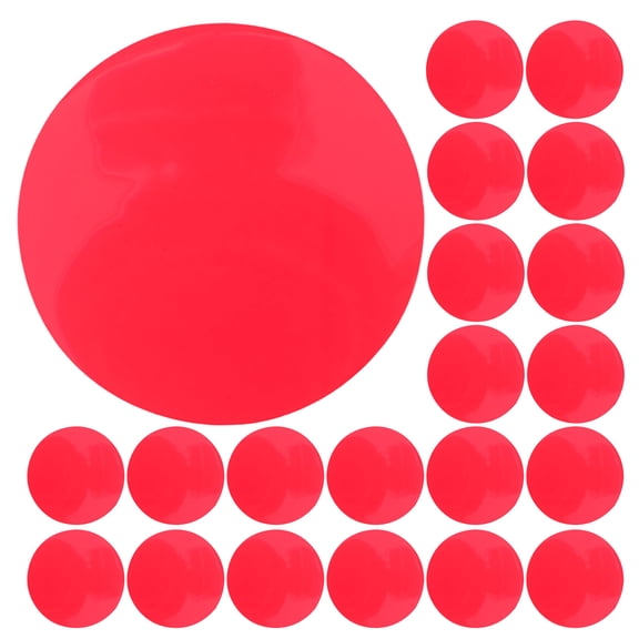 PAMINGONO 30Pcs Red Adhesive Light Diffuser Film Sheets Warm Light Color Changing Film for LED Lamps