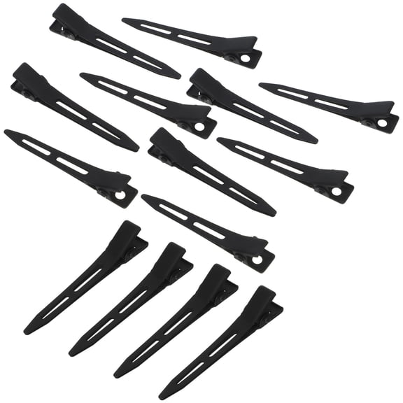 PAMINGONO 30pcs Durable Hair Clips No Trace Alloy Black for Women Weddings