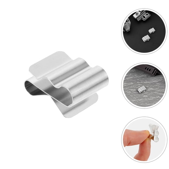 PAMINGONO Metal Cable Clips Silver for Cables Solar Panel Frames 30Pcs