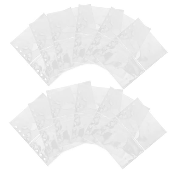 PAMINGONO 30Pcs Clear Photo Binder Sheets Double Sided Top Loading Card Protectors