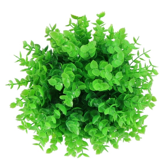 PAMINGONO 1Pack Green Artificial Grass Ball Simulated Flower Bouquet for Home Decor and Party Decoration
