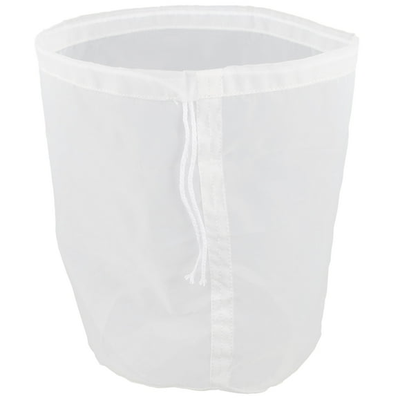 PAMINGONO White Nylon Brew Bag with Drawstring Food Grade Mesh Filter for Home Use