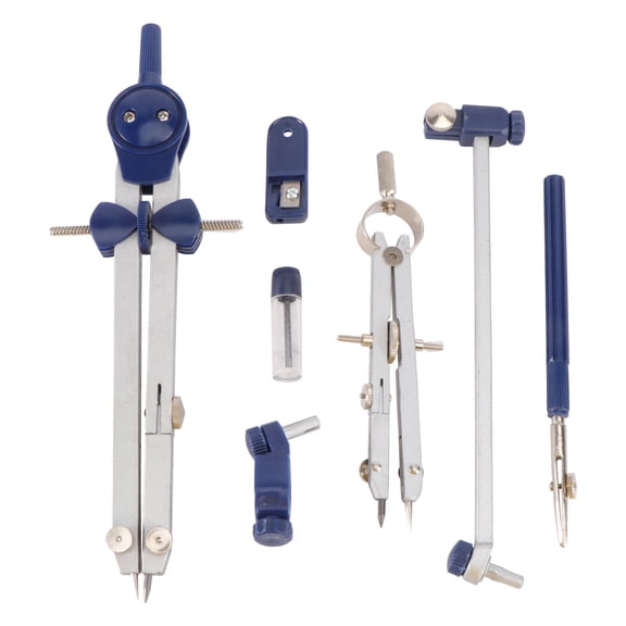 PAMINGONO Compass Set Multi Metal 1 Precision Measurement in Geometry Class and Art