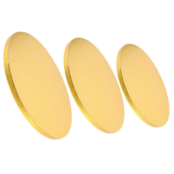 PAMINGONO 3Pcs 12X12X0.5in Cake Board With Simple Design For Home Use And Restaurant Party Events
