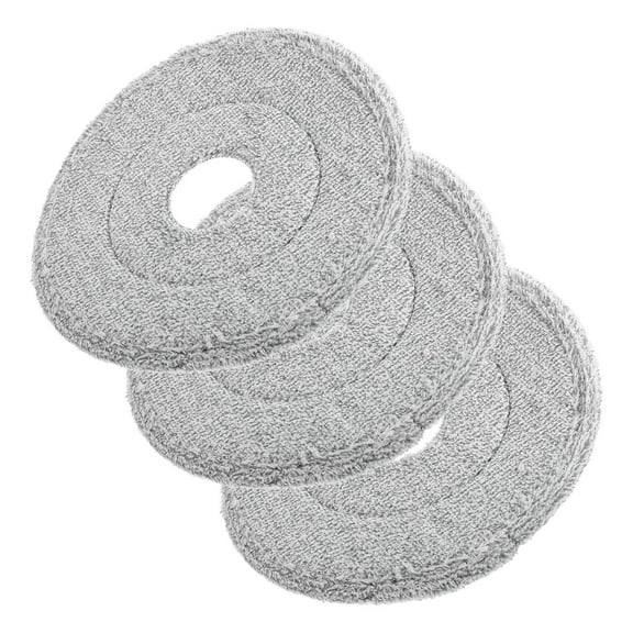 PAMINGONO 3Pcs Cotton Mop Head for Hard Surface Floors Absorbent and Reusable 12.0x9.6x0.6in