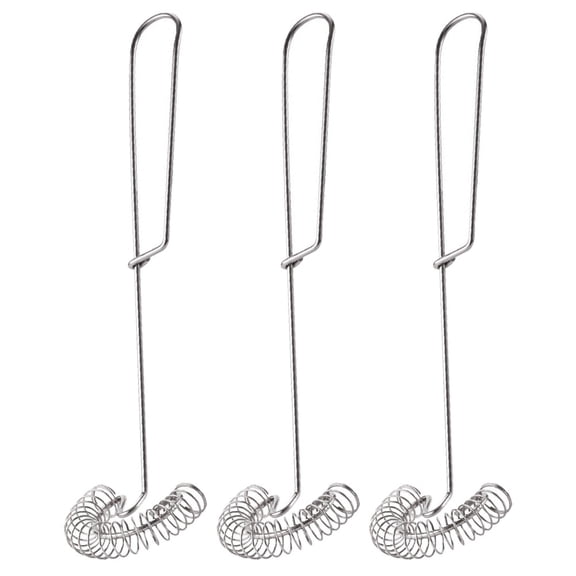 PAMINGONO Hand Held Sauce Stirrer Egg Whisk Stainless Steel 3Pcs