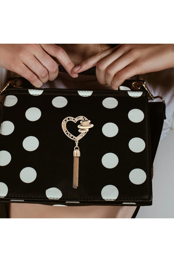 3-Piece Decorative Bag Tassel Charms Set with Zinc Alloy Buckles for Handbags, Purses, and Accessories