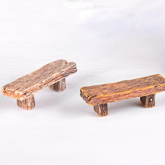 PAMINGONO 3Pcs Mini Bench Models Resin Model Bench for Home Decorative ...