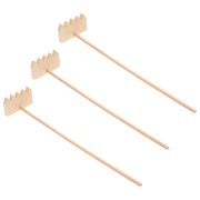 PAMINGONO 3Pcs Bamboo Zen Garden Rakes for Sand Meditation and Tabletop Use