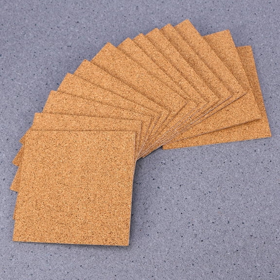 PAMINGONO 40Pcs Cork Pads Natural Wood Self-Adhesive Cork Gasket Strips for Daily Use and Decorative Projects