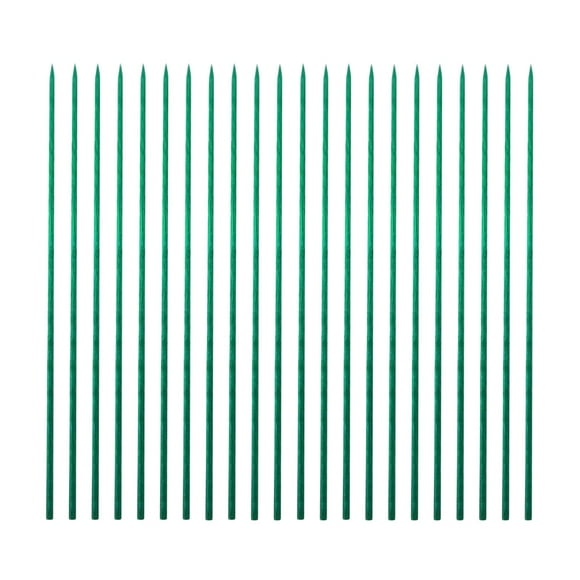 PAMINGONO 40pcs Bamboo Posting Poles for Plants Plant Support Green for Indoor Use