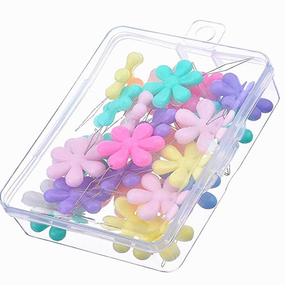 PAMINGONO 40pcs Plastic Plum Blossom Head Sewing Needle Threader for DIY Lovers