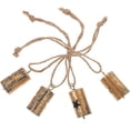 thumbnail image 1 of PAMINGONO Small Bell Hanging Ornament Golden Metal 4Pcs Party Decoration Cylinder, 1 of 8