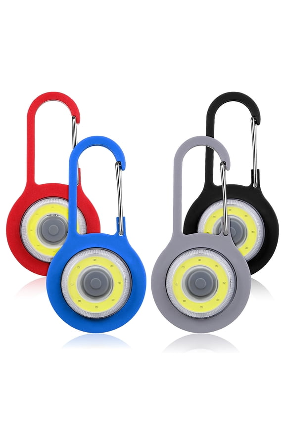 4Pcs Blue Led Keychain Light For Night Running And Emergencies