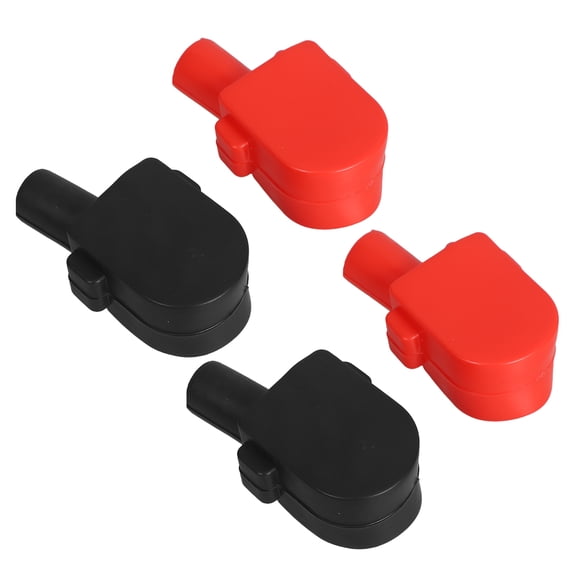 PAMINGONO PVC Battery Terminal Caps Color-Coded for Car Sturdy Insulation