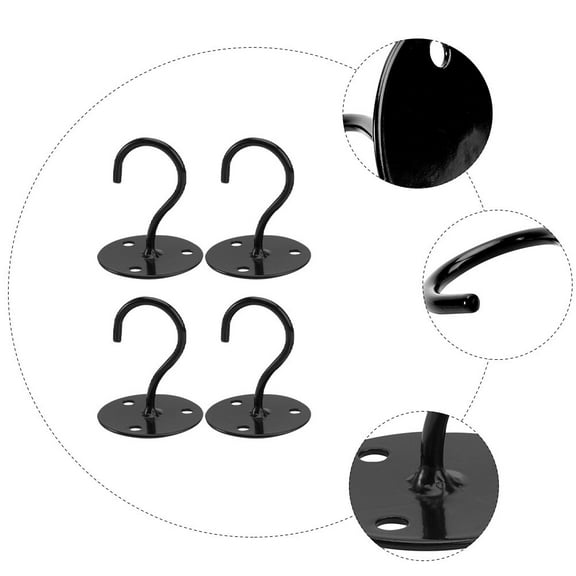 PAMINGONO 4Pcs Iron Ceiling Hooks Heavy Duty for Home Decoration