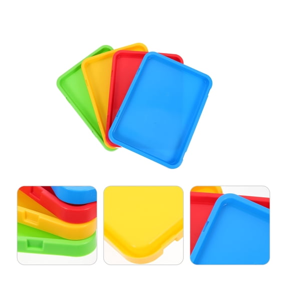 PAMINGONO 4Pcs Organizer Trays for Kids Color Mixing Pigment Container ...