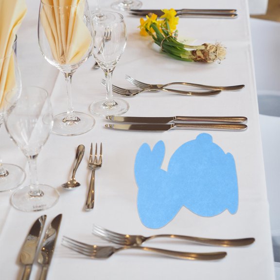 PAMINGONO 4-Pack Cloth Placemats for Easter Table Setting, Protective and Decorative Dining Mats