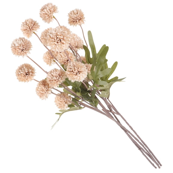 PAMINGONO 4-Pack Artificial Dandelion Flower Picks for Home Decor, Wedding, Party, and Event Decoration Accents