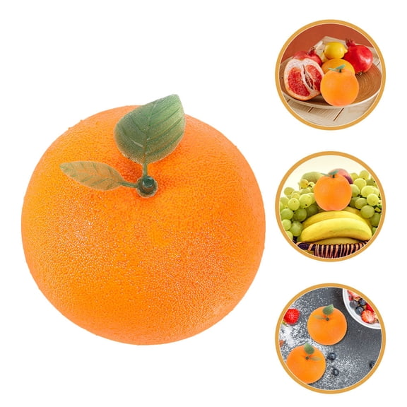 PAMINGONO 4Pcs Simulation Oranges Decor for Various Settings Home Decoration Realistic Appearance